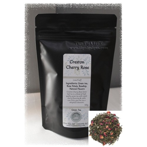 Creston Cherry Rose Loose-leaf Tea - Original Tigz Blendz in Creston BC